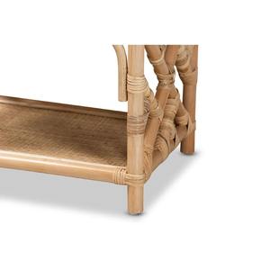 Chic Foldable Rattan Nightstand with <b>Drawer</b> Stylish <b>Organized</b> Storage for Bedroom Living Room Kitchen Wardrobe or Tools - Product Image 5