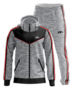 Ensembles d'entraînement de vêtements de sport avec logo personnalisé pour hommes, vêtements de jogging d'hiver en polaire, pantalons de survêtement de gymnastique, survêtement avec taille adulte - Product Image 2