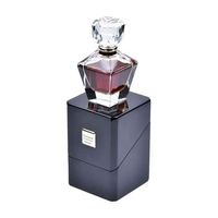 Boîte d'emballage de parfum en bois/MDF faite à la main avec étiquette personnalisée de luxe, gravure au laser, forme rectangulaire