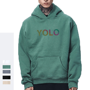 Customized Sporty Cotton Polyester Blend <b>Hoodies</b> Sweatshirts for Mens Fleece Heavyweight Classic Side <b>Zip</b> <b>Pocket</b> <b>Hoodies</b> OEM - Product Image 2