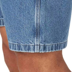 Vente chaude hommes de haute qualité 100% coton jean Shorts décontracté mi-taille vêtements d'entraînement pour une utilisation en plein air solide écologique Shorts - Product Image 6