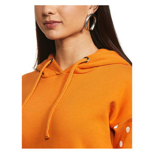 Vente en gros de sweats à capuche amples pour femmes, en coton, avec logo personnalisé brodé, style décontracté, surdimensionnés - Product Image 2