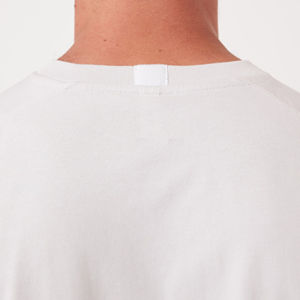 OEM Men's <b>White</b> <b>Short</b> <b>Sleeve</b> Cropped T-<b>Shirt</b> for Men Custom Printed 100% Cotton Drop Shoulder Loose fit Crop Top T <b>Shirt</b> for Men - Product Image 5