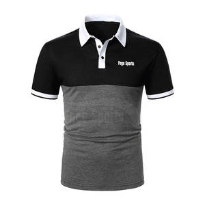 T-shirt polo homme coupe ajustée de bonne qualité dernier t-shirt polo homme manches courtes personnalisé - Product Image 1
