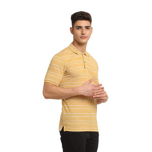 เสื้อยืดผู้ชายผ้าฝ้าย100% แขนสั้นคอโปโลน้ำหนักเบาแห้งเร็วหลากสีระบายอากาศได้ดีออกแบบได้ตามต้องการ - Product Image 3