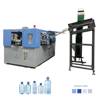 Proveedor de Fábrica en China, Máquina de Moldeo por Soplado de PET de 4 Cavidades con Control PLC, 4500BPH