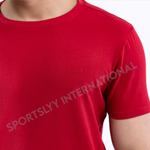 Ringer เสื้อยืดแขนสั้นสีดำแนวยาวสำหรับผู้ชายเสื้อยืดฮิปฮอปสำหรับผู้ชายขายส่ง - Product Image 3