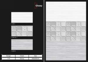 modern build pro 300x600mm ceramic wall <b>tiles</b> bathroom kitchen glossy matt sugar carving finish interior wall design lux - Product Image 5