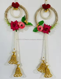 Colgante de pared de flores Ranunculus tradicional para Diwali Eid decoración de boda decoración de pared del hogar regalo festivo - Product Image 1