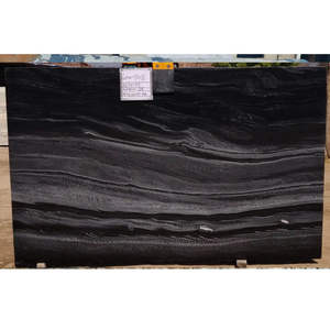 Marbre noir de carbone avec veines blanches Blocs de pierre naturelle Dalles et carreaux Approvisionnement direct d'usine d'Inde - Product Image 2