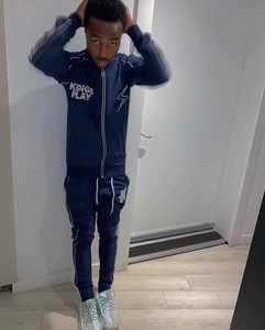 Nouveau logo et design personnalisés Survêtements en velours coupe ajustée en coton polaire vierge pour hommes Haute qualité Prix raisonnable Service OEM - Product Image 3