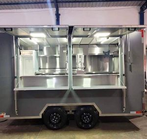 10 ft Fully Catering Equipped Food Truck Hot <b>Dog</b> Food Cart USA Customized Food <b>Trailer</b> With Full Restaurant Kitchen Equipments - Product Image 2