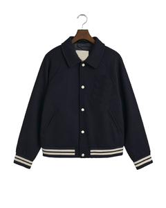 Chaqueta Varsity de Invierno Personalizada con Logotipo OEM, Estilo Vintage, de Alta Calidad, en Poliéster/Algodón, con Bordado y Patrón de Letras para Hombre - Product Image 5