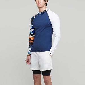 เสื้อแขนยาวเต็มตัวผ้าสแปนเด็กซ์/ โพลีเอสเตอร์ระบายอากาศได้ดีสวมใส่สบายสำหรับผู้ชายมีโลโก้ออกแบบได้ตามต้องการ - Product Image 3