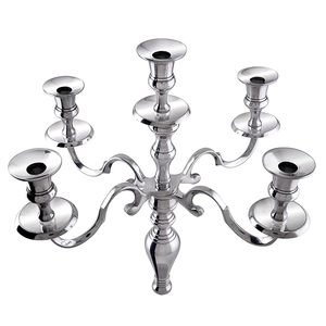 Candelabro de cristal de aluminio con 5 candelabros DE MZ INTERNATIONAL - Product Image 2
