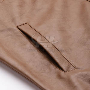 Concevez votre propre veste en cuir de vache pour homme pour l'hiver avec logo sur le devant, de haute qualité, à manches longues, écologique, respirante, au meilleur prix - Product Image 5