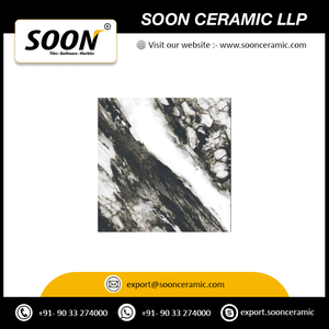 กระเบื้องปูพื้นภายนอกลายดอกไม้พื้นผิวแบบด้านสไตล์รัสติก ขนาด 800x800 มม. ผลิตจากเซรามิกพอร์ซเลน กันลื่น ป้องกันแบคทีเรีย จากกูร์กาฏ ฮาร์ซ์ - Product Image 3
