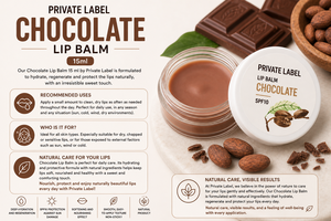 Bálsamo Labial de Chocolate de Marca Privada SPF10 15ml OEM |   Cuidado Labial Hidratante con Manteca de Karité y Vitamina E |   España UE - Product Image 3