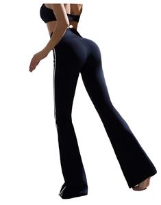 Pantalon de survêtement évasé pour femme, personnalisable avec étiquette, haute qualité, nouvelle collection, couleur personnalisée, en coton - Product Image 6