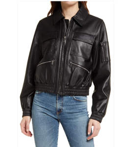 แจ็กเก็ตหนังสำหรับผู้หญิงแจ็กเก็ตหนังแฟชั่นเข้ารูปลำลองสำหรับฤดูหนาว2025งานตามสั่ง - Product Image 5