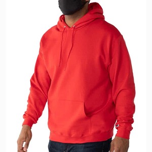 เสื้อฮู้ดผู้ชายทำจากวัสดุใหม่ย้อมสีล้วนสำหรับฤดูหนาวโลโก้ตามสั่ง - Product Image 1
