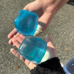 Adorable Juguete Sensorial Antiestrés de Cubo de Hielo, Juguete de Compresión 3D de Levantamiento Lento, Cubo de Ventilación para Niños y Adultos - Product Image 2