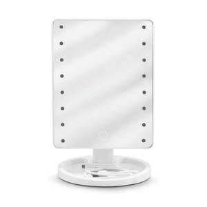 Modern Square LED Makeup <b>Mirror</b> With Touch Switch, <b>Plastic</b> Frame, Freestanding Design, Battery Operated, Ideal For Home Use By M - Product Image 4
