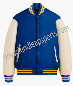 Nouvelle veste Varisty de marque privée pour hommes et vestes de cuir versity brodées personnalisées à la mode de haute qualité - Product Image 2