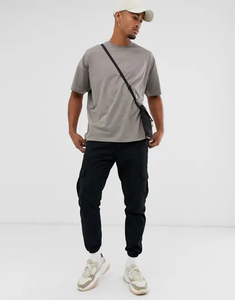 Chemises coupe ample à la mode pour hommes 100% coton chemises confortables idéales pour Streetwear Gym Wear vêtements de mode et superposition - Product Image 5