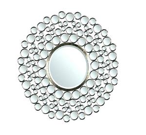 Hot Selling Customized Round and <b>Star</b> boll Textures Shape Metal Antique Gold Hanging Wall <b>Mirror</b> Used for Homes and Living Room - Product Image 4