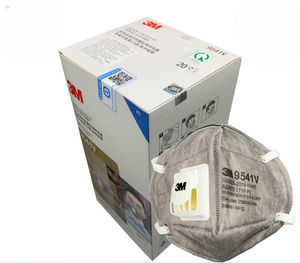 Masque jetable 3M 9541V, 5 couches, tissu non tissé, valve respiratoire, design léger, excellente respiration, fabriqué en Chine - Product Image 6