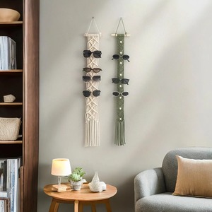 <b>Set</b> <b>Of</b> <b>3</b> Macrame <b>Wall</b> Hanging For Elegant Home Decor Bedroom <b>Wall</b> Styling And Artistic Display Accents In Modern Spaces - Product Image 2