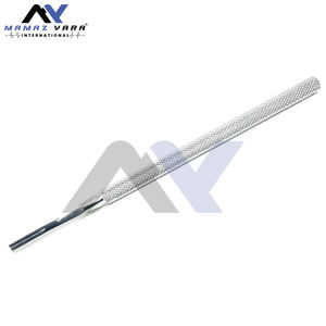 Mango redondo de acero inoxidable Bard-Parker #4-Instrumento de precisión con mango de hoja de 15cm de largo para Cirugía y Medicina - Product Image 2