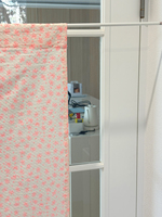 Rideau de séparation de pièce KR sur mesure, motif floral, en coton léger, pour la maison, l'hôtel, la fenêtre, le traitement d'intérieur, 83x130cm