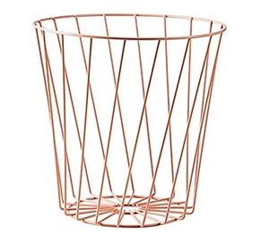 Basurero de Metal redondo personalizado de latón AK en acabado dorado, cubo de basura atractivo para decoración Interior de Hotel y hogar - Product Image 6