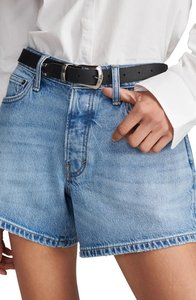 Pantalones cortos vaqueros ácidos de tiro alto rasgados de algodón 100% sexis para mujer, éxito de ventas al por mayor, con logotipo personalizado impreso - Product Image 2