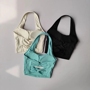 สปอร์ตบราสำหรับผู้หญิงบราสำหรับฝึกโยคะโยคะสายคล้องคอ - Product Image 4