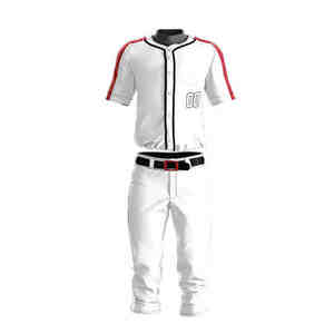 Uniforme de baseball de dernière génération, nouveau style, qualité supérieure, couleur unie, vêtements de sport, uniforme de baseball pour une forte demande en ligne - Product Image 1