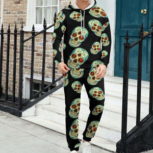 ชุดวอร์มผู้ชายพิมพ์ลายสไตล์สตรีทแวร์พิมพ์โลโก้ตามสั่ง - Product Image 2