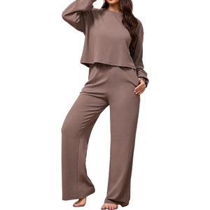 Conjunto de 2 Piezas Disponible, Ropa Deportiva Transpirable y Cálida, Conjunto Deportivo para Mujer 2024, Sudadera y Pantalones Deportivos, Fácil de Usar - Product Image 4