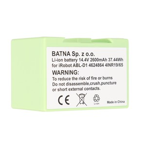 BATERÍA PARA ROBOT ASPIRADOR ROOMBA E5 E6 I7 14.4V 2600MAH - Product Image 5