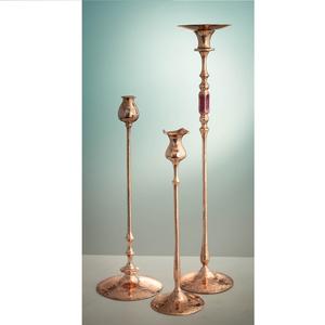 Antique Finish Metal Candle Holder Candle Stand for Lighting and Home Decoration <b>Set</b> Stylish Decorative Candle Jar Holder - Product Image 1