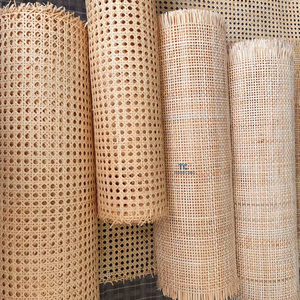 ตาข่ายหวาย Webbing ม้วนไม้หวายทอสานสําหรับเก้าอี้เฟอร์นิเจอร์กระป๋องโครงการด้วยผิวและแผ่นหวายทอขัดเงา - Product Image 5