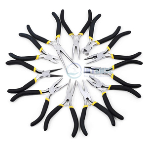 High Quality 5 Inch Customized Jewelry Making Pliers Set Pack 11 Carbon Steel <b>Beading</b> Tools DIY Craft Repair Jewelry Assembly - Product Image 1