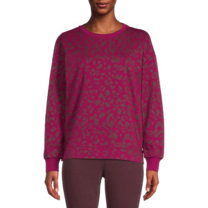 Venta al por mayor grueso impreso Sudadera Mujer Casual sólido manga larga suelta Fit Tops pulóver Otoño Invierno sudaderas - Product Image 5