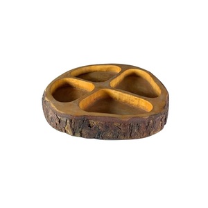 Bandeja de servidor de forma personalizada, vajilla decorativa, diseño hecho a mano, bandeja de madera para servir - Product Image 1