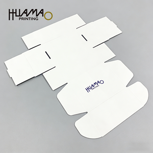 <b>White</b> Corrugated <b>Box</b> Custom Printed Logo Recycled Material Designed for Clothes & Shoes Shipping & Packaging - Product Image 6