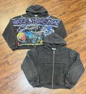 Sweat-shirts décontractés pour hommes en coton 100% uni, coupe régulière, avec poche, de haute qualité, respirant, écologique, séchage rapide - Product Image 3