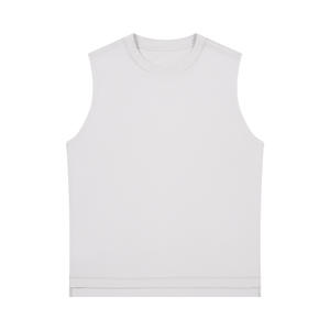 เสื้อกล้ามสำหรับผู้ชายเสื้อแขนกุดพิมพ์ลายโลโก้ขนาดพิเศษเสื้อกล้ามสำหรับเล่นยิมฟิตเนสผ้าคอตตอนปรับแต่งได้ - Product Image 5