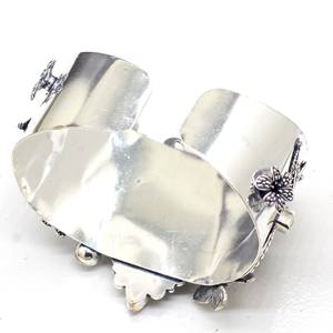 ดอกไม้อัญมณีสีเหลืองมะนาวสวยงามสำหรับงานแต่งงานของผู้หญิงกำไลข้อมือสไตล์ทางศาสนาทำด้วยมือ925ของผู้หญิง - Product Image 4